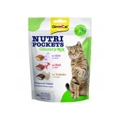 Abbildung von Gimcat Nutri Pockets Katzensnack Ente Rind Truthahn 150 g...