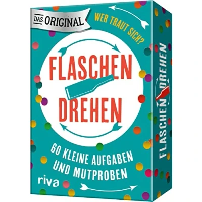 Abbildung von Flaschendrehen: 60 lustige Aufgaben und Mutproben Das Original. Der Spieleklassiker für alle ab 12 Jahren perfekt Klassenfahrt, Geburtstag als Geschenk