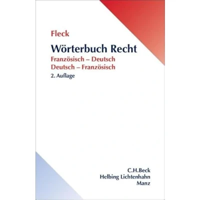 Abbildung von Wörterbuch Recht: Französisch Deutsch /