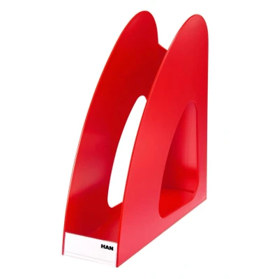 Abbildung von HAN Stehsammler antistatisches, schwermetallfreies Polystyrol rot , DIN C4