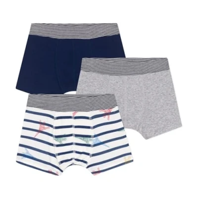 Abbildung von Petit Bateau KIDS LOT BOX 3 PACK Panties für Kinder, Größe: 110, Medieval/fumee chine/ecume/multico