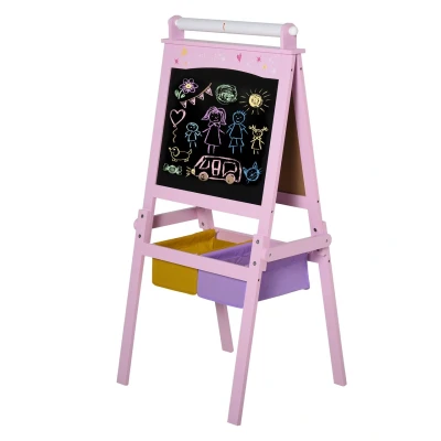 Abbildung von HOMCOM Tafel 3in1 Kindertafel