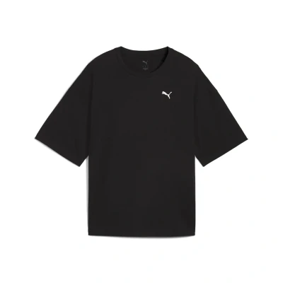 Abbildung von Puma Wardrobe Oversized TEE Tshirt basic, Damen, Größe: XL, Black