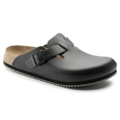 Abbildung von Birkenstock Clogs Boston Pantolette flach, Größe: 41, Black Schuhe