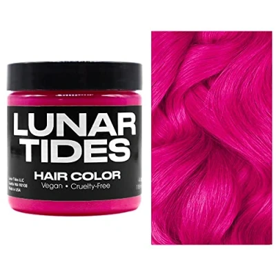 Abbildung von Lunar Tides Lychee Pink Haarfärbemittel Semipermanenter Haarfarbstoff 4 oz / 118 ml One Size Rosa