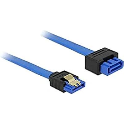 Abbildung von Delock 84973 Kabel, SATA III Buchse auf Stecker, 0,50m blau