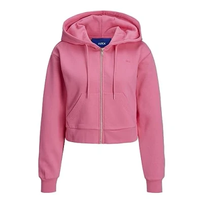 Abbildung von JJXX MIT Reissverschluss Jxabbie Sweatjacke, Damen, Größe: XS, Carmine rose