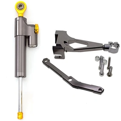 Abbildung von Motorrad CNC Einstellbare Lenkungsdämpfer &amp; Halterung Montagesatz Für MT 09 MT09 FZ09 FZ (not tracer) 2013 2020, XSR 900 2015 SP 2018 2020