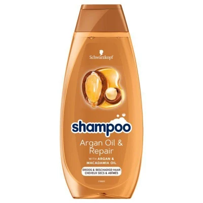 Abbildung von Schwarzkopf Shampoo Argan Oil &amp; Repair für trockenes und strapaziertes Haar 400ml