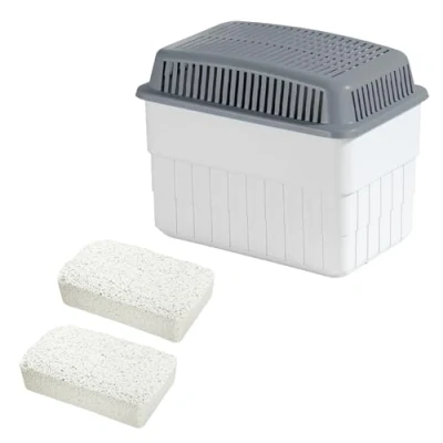 Abbildung von WENKO Luftentfeuchter Feuchtigkeitskiller, für 80 m3 Räume, 2 x 1 kg