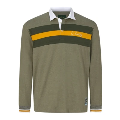 Abbildung von Charles Colby EARL Garwy Poloshirt, Herren, Größe: 4XL, Oliv melange
