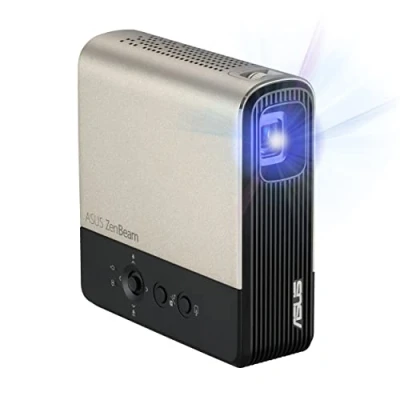 Abbildung von ASUS ZenBeam E2 Mini LED Projektor (Beamer, Auto Portrait Modus, 300 Lumen, WVGA, kabellose Projektion, USB Typ A. HDMI, 4 Stunden Akkulaufzeit)