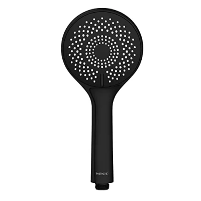 Abbildung von WENKO Handbrause &quot;Watersaving&quot;, (1 tlg.), Schwarz matt, Ø 11 cm