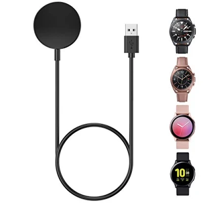 Abbildung von CAVN Ladegerät Kompatibel mit Samsung Galaxy Watch 7/7 Ultra/6/6 Classic /5/4 /FE/3/2/Active Induktive Ladekabel, 3.3ft USB Ladestation Schnell Aufladekabel für 7 Ultra 6 5 4 3 2 FE
