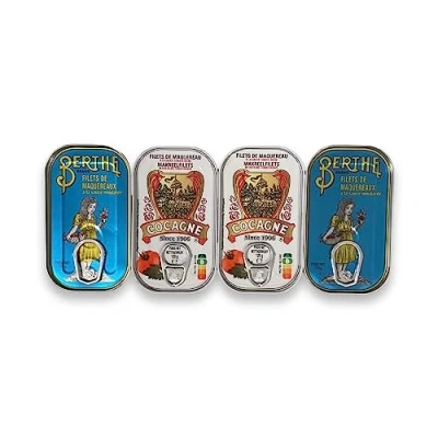 Abbildung von Portugiesische Makrelenfilets Set 2 Arten 4 x 120 g Berthe Cocagne Portugal