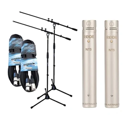 Abbildung von Rode NT5 MP Mikrofon Set + 2X keepdrum Stativ XLR Kabel