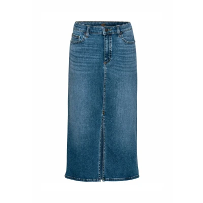 Abbildung von camel active Jeansrock, Damen, Größe: 48, Dark blue used