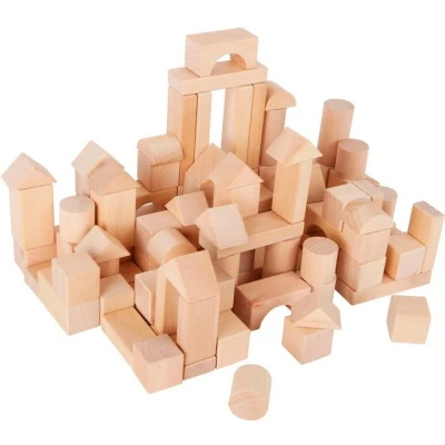 Abbildung von Holzbausteine Natur 100er Pack im Beutel