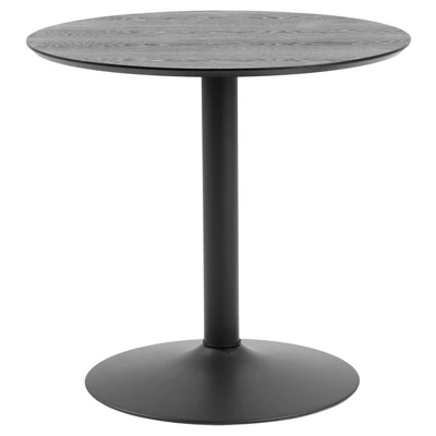 Abbildung von ACTONA GROUP Esstisch &quot;Ibiza&quot;, (1 St.), Cafetisch, rund Ø 80 cm, Schwarz, mit Trompete Gestell