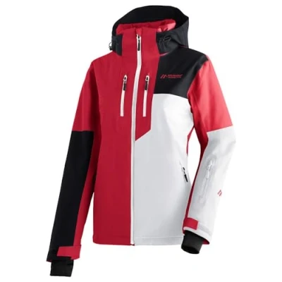 Abbildung von Maier Sports Damen Skijacke Manzaneda, Salsa/White/Black, 44, 3001200