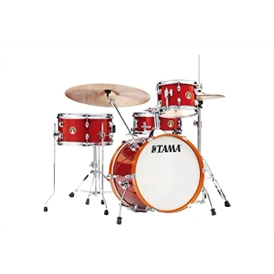 Abbildung von TAMA Club Jam Schlagezug Set 4 teilig in Apple Mist mit Chrom Hardware (LJK48S CPM)