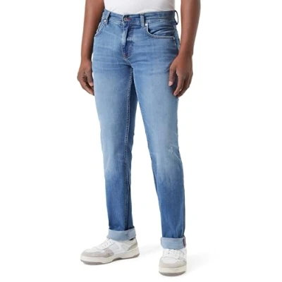 Abbildung von Tommy Hilfiger Herren Jeans Denton Th Str Diego Straight Fit, Blau (Diego), 28W/34L