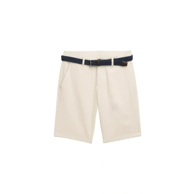 Abbildung von TOM Tailor Shorts, Herren, Größe: 30, White beige zig zag structure