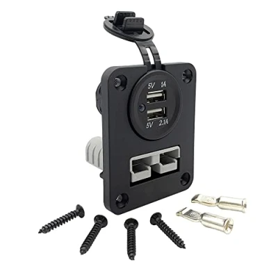 Abbildung von Offgridtec Einbaurahmen Anderson Stecker USB Steckdose