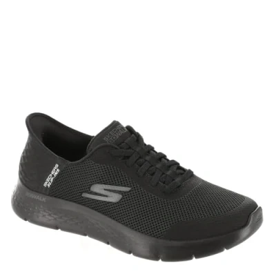 Abbildung von Skechers Herren Go Walk Flex Up Hands Free Slip ins Sneaker, Schwarz/Schwarz, 46 EU Weit