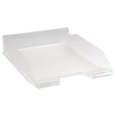 Abbildung von Exacompta 113101D Premium Briefablage Combo Midi Eco aus recyceltem Kunststoff DIN A4. Idealer Briefkorb für Ihre Organisation. Robuster und stapelbarer Ablagekorb Blauer Engel kobaltblau