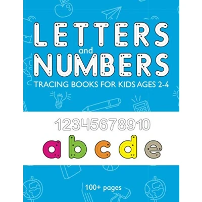 Abbildung von Letters and Numbers Tracing Books for Ages 2 4: workbook toddlers, preschool kindergarten. Coloring book.