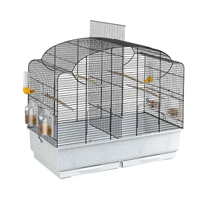 Abbildung von Ferplast Vogelkfig Canto Vogelunterknfte 71x38x60.5 cm Grau...