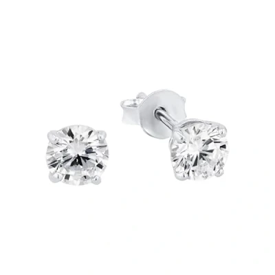 Abbildung von Amor Ohrstecker 925 Sterling Silber Damen Ohrschmuck, Silber, Kommt in Schmuck Geschenk Box