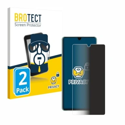 Abbildung von BROTECT (2 Stück Anti Spy Blickschutzfolie für Huawei P30 Privacy Screen Protector [Displayschutz Folie, Sichtschutz, Blaulichtfilter]