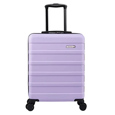 Abbildung von Cabin Max Anode Handgepäck Koffer Leicht, Hartschale, Trolley mit 4 Rädern, 3 stelliges Schloss (Trolley Farbe: Lavender, Größe: 55x40x20 cm)