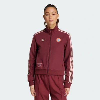 Abbildung von adidas Originals FC Bayern Muenchen ICON Vereinsmannschaften, Damen, Größe: XS, Shadow red