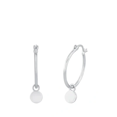 Abbildung von amor FÜR Damen MIT GLÄNZENDES Silber 925 Ohrringe, Damen, Größe: One Size,