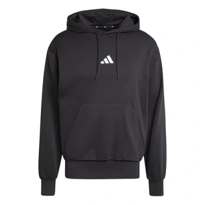 Abbildung von adidas Sportswear Essentials FEEL COZY Kapuzenpullover, Herren, Größe: Small, Black/white