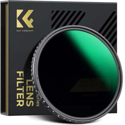 Abbildung von K&amp;F Concept Nano X Variable ND Filter 40,5mm Slim Variabler Graufilter ND8 128 (3 7 Stop) Neutral