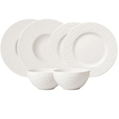 Abbildung von Villeroy &amp; Boch Manufacture Rock blanc Starter Set 6tlg.