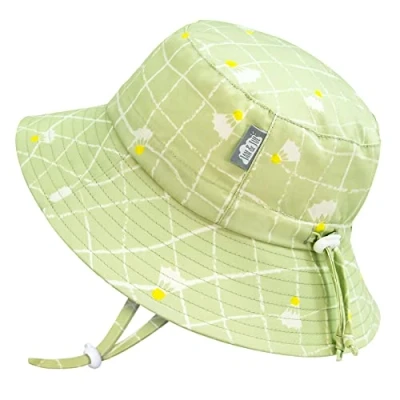 Abbildung von Jan &amp; Jul Baby Sonnenhut, Fischerhut mit UV Schutz UPF 50+ (Vögelchen, 0 6 Monate)