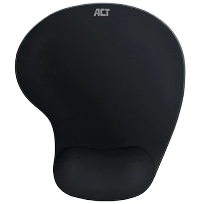 Abbildung von ACT Ergonomische Mousepad mit Handauflage, Komfortables weiches Mauspad Gelkissen, rutschfeste Gummibasis, für Laptop und PC, Gel AC8010