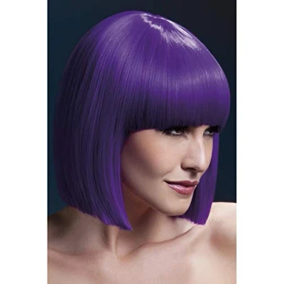Abbildung von Smiffys Kostüm Perücke Blunt Cut rot, Hochwertige Kunsthaar Perücken aus der Fever Wig Collection