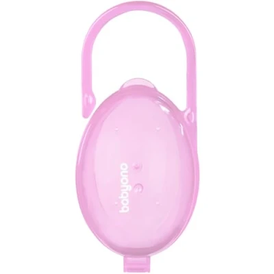 Abbildung von BabyOno, Schnullerhalter, rosa, 1 Stk