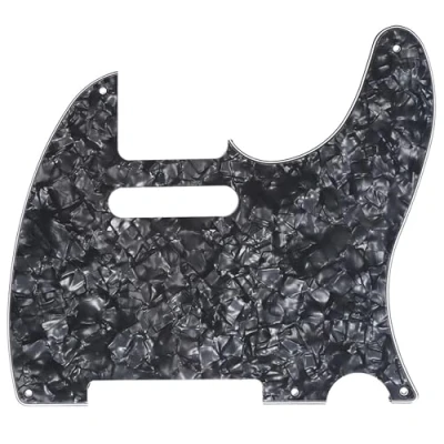 Abbildung von Musiclily 5 Löcher Vintage Tele Pickguard Gitarren Schlagbrett für Fender American/Mexican Telecaster E Gitarre, 4 lagig Tortoise Shell