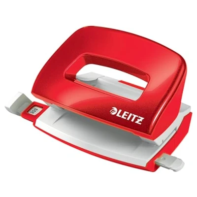 Abbildung von Leitz Locher Mini Nexxt Wow Metall 10 Blatt rot