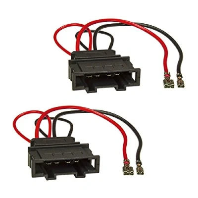 Abbildung von tomzz Audio Lautsprecheradapter (2er Set) auf DIN passt für VW Golf 4 5 6 7 Beetle Auto Lautsprecher