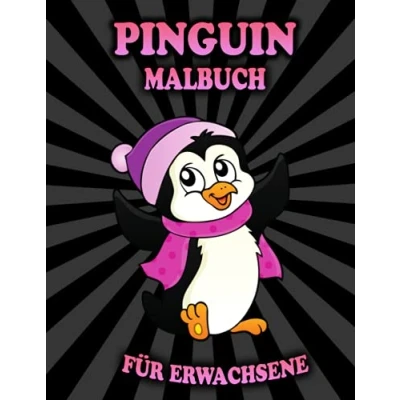 Abbildung von Pinguin Malbuch für Erwachsene: Mandala Illustrationen Entspannung und Stressabbau (Malbuch Erwachsene Kinder)
