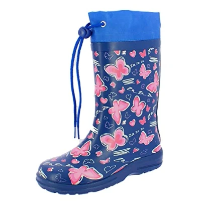 Abbildung von Beck BLUE Summer Gummistiefel für Kinder, Größe: 34, Blau Schuhe