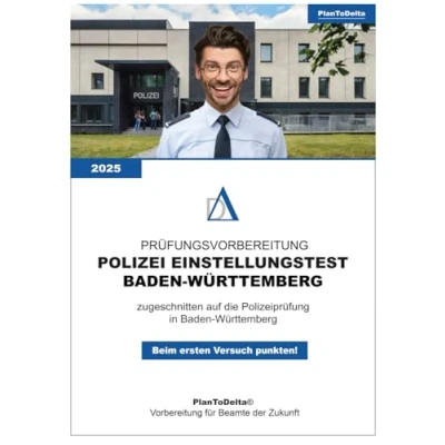 Abbildung von Vorbereitung Einstellungstest / Eignungstest Polizei Baden Württemberg: zugeschnitten auf den der in Württemberg